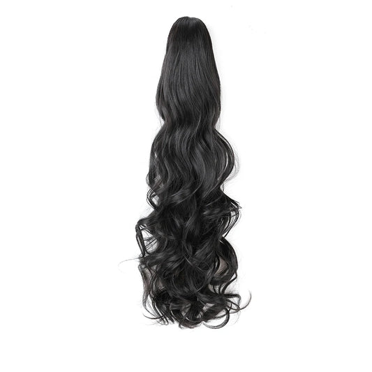 Classic Glam Clip-In Pony Jet Black