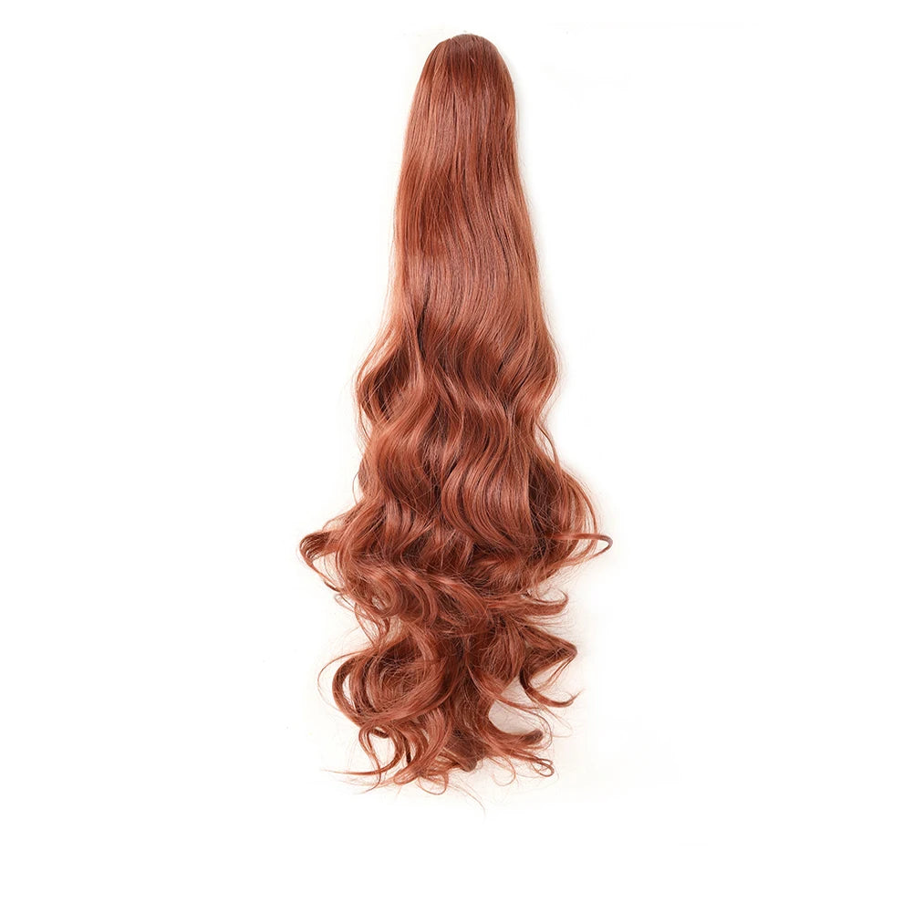 Classic Glam Clip-In Pony White