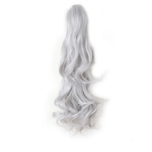 Classic Glam Clip-In Pony Gray