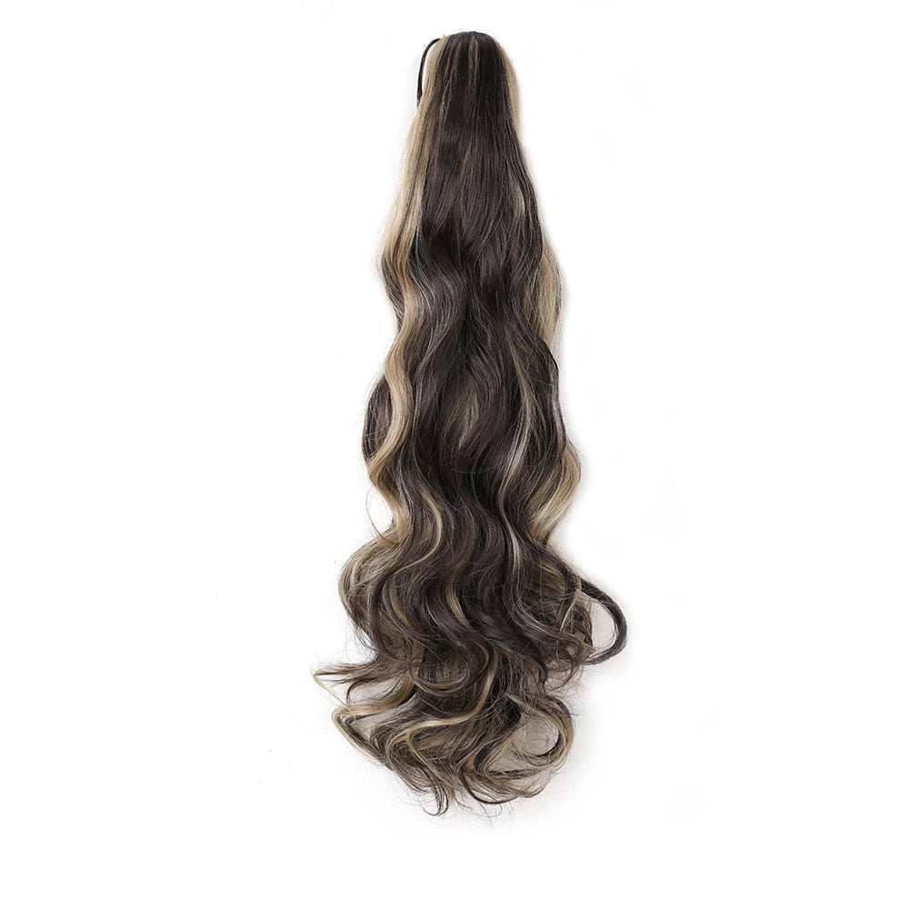 Classic Glam Clip-In Pony White