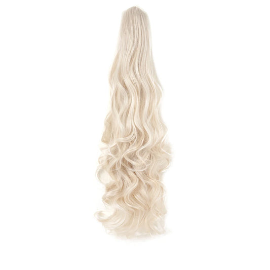 Classic Glam Clip-In Pony Platinum Blonde