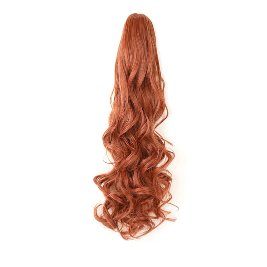 Classic Glam Clip-In Pony Copper Blonde